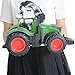 Fistone RC Truck Farm Tractor 2.4G 1:16 High Simulation Scale Construction Vehicle Remote Control Toy with Lights and Sounds Kids Toy Hobby Model
