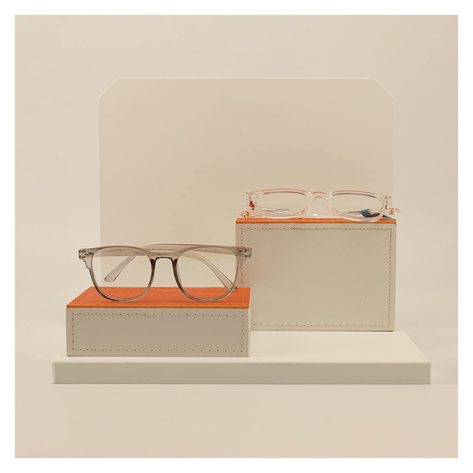 Soporte de exhibición de gafas de sol que evita rayones y organiza mostradores comerciales