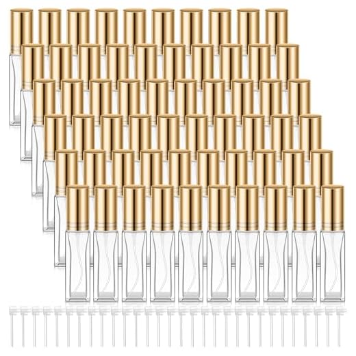 60 Pcs Empty Glass Perfume Bottles Set