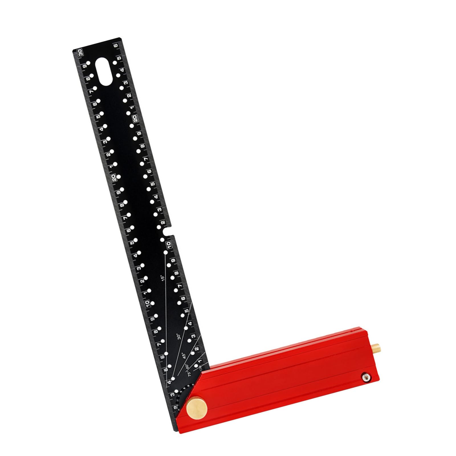 L-Shaped Precisions Square Right Angles Ruler Positioning and Marking Ruler for Carpentry and Construction Aluminum Angles