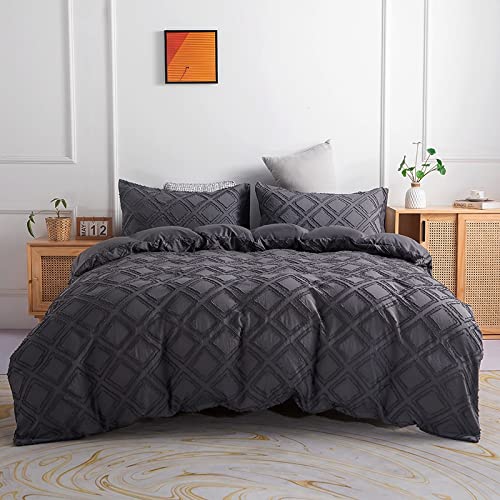 Parure de lit 2 personnes 230x260 cm avec housse de couette et taies