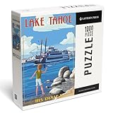 Lake Tahoe, MS Dixie II Paddleboat (1000 Piece Puzzle, Challenging Jigsaw Puzzle for Adults, Made in USA)