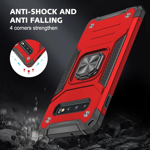 Dionsibei 753775583451223 Galaxy S10 Plus Case S10+ Plus Case Military Grade Built-In Kickstand Case thumb #4