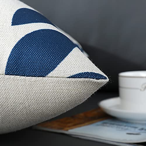 Housse de coussin extérieur 60x60 bleu marine grand format pour banc - 5