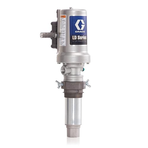 Miniatura 2 de Graco 24G576 LD Series Bomba de aceite universal 3:1 con adaptador Bung, negro/gris