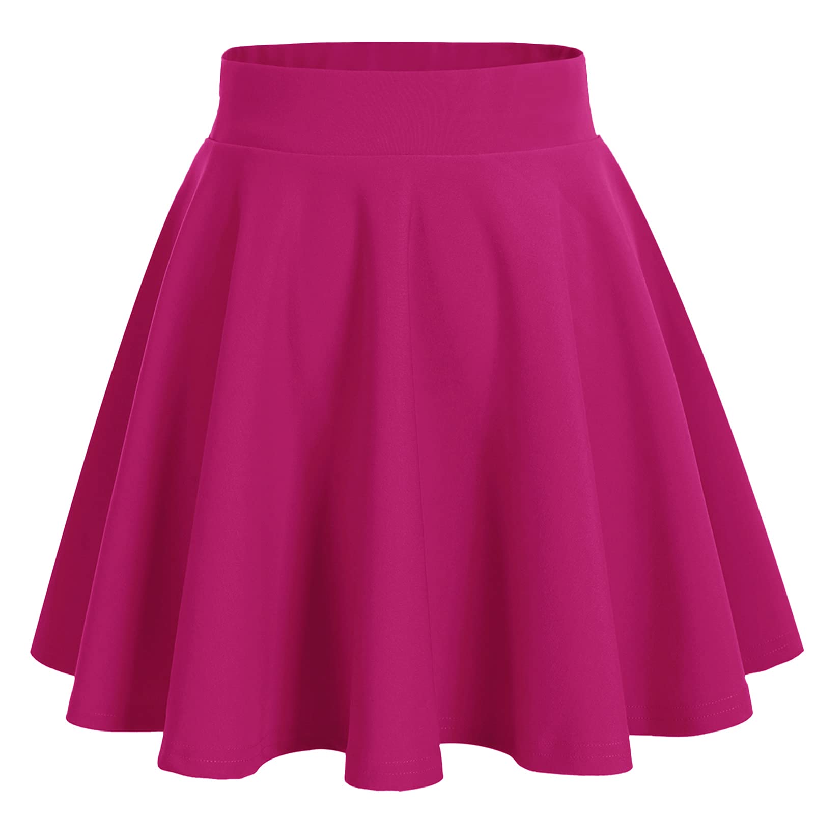 bridesmay Damen Mini Rock Sommer Kurz Skater Rock Schulmädchen Anime Rock