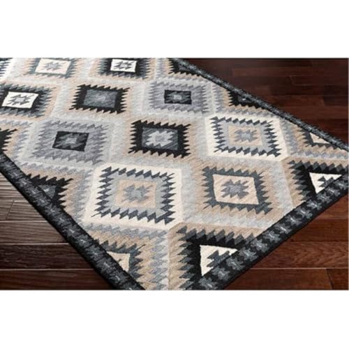 Image of Sifa Carpet Crafted with Care: Premium Hand-Tufted Wool Carpets Royanna Traditional Design Handmade Area Rugs, for Your Room Silver Color Size 1x1 feet (Sample)
