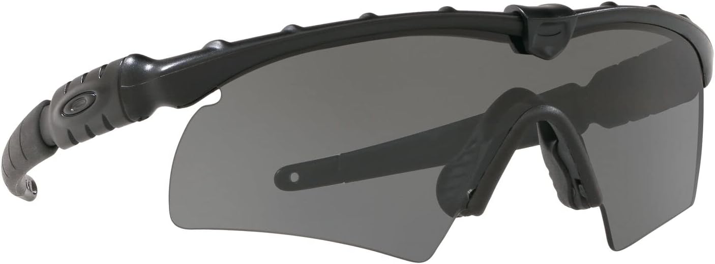 Oakley Mens OO9061 M Frame Hybrid S Rectangular Sunglasses, Black/Grey, 33 mm