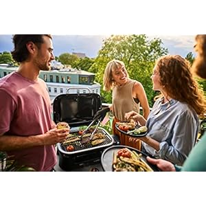 Weber Lumin Outdoor Electric Barbecue Grill, Light Green - Great Small Spaces such as Patios, Balconies, and Decks, Portable and Convenient Weber Lumin Outdoor Electric Barbecue Grill Light Green Great Small Spaces such as Patios Balconies and Decks Portable and Convenient