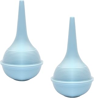 defutay Ear Syringe 2oz/60ml Hand Bulb Syringe Ear Washing Squeeze Bulb Rubber Squeeze Bulb Ear Syringe for Kids, Adults, ...