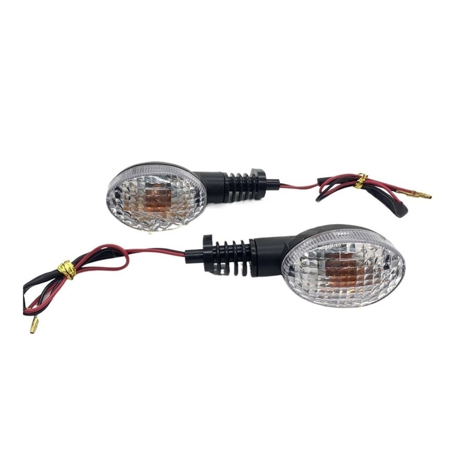 Clignotant de moto haute visibilité transparent avec lampe Blub - 8