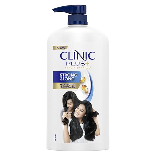 Clinic Plus Strong & Long Shampoo 1 L, With Milk Proteins & Multivitamins for Healthy and Long Hair – Strengthening Shampoo for Hair Growth at Rs. 386