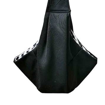 CALANDIS Pet Sling Carrier Dog Cat Adjustable Shoulder Carry Bag Black