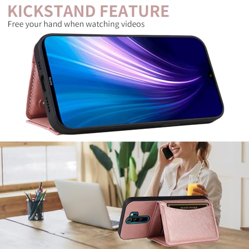 Étui Xiaomi Redmi Note 8 Pro Asuwish en cuir avec protège-écran - 5