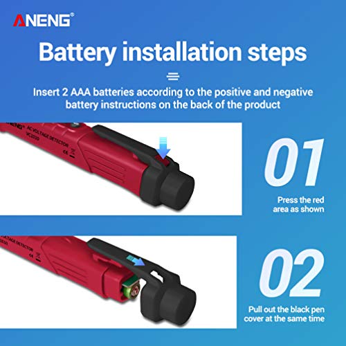 ULTECHNOVO Caneta de Teste de TensÃ£o Caneta Profissional para Teste de TensÃ£o CA Circuito de Tela