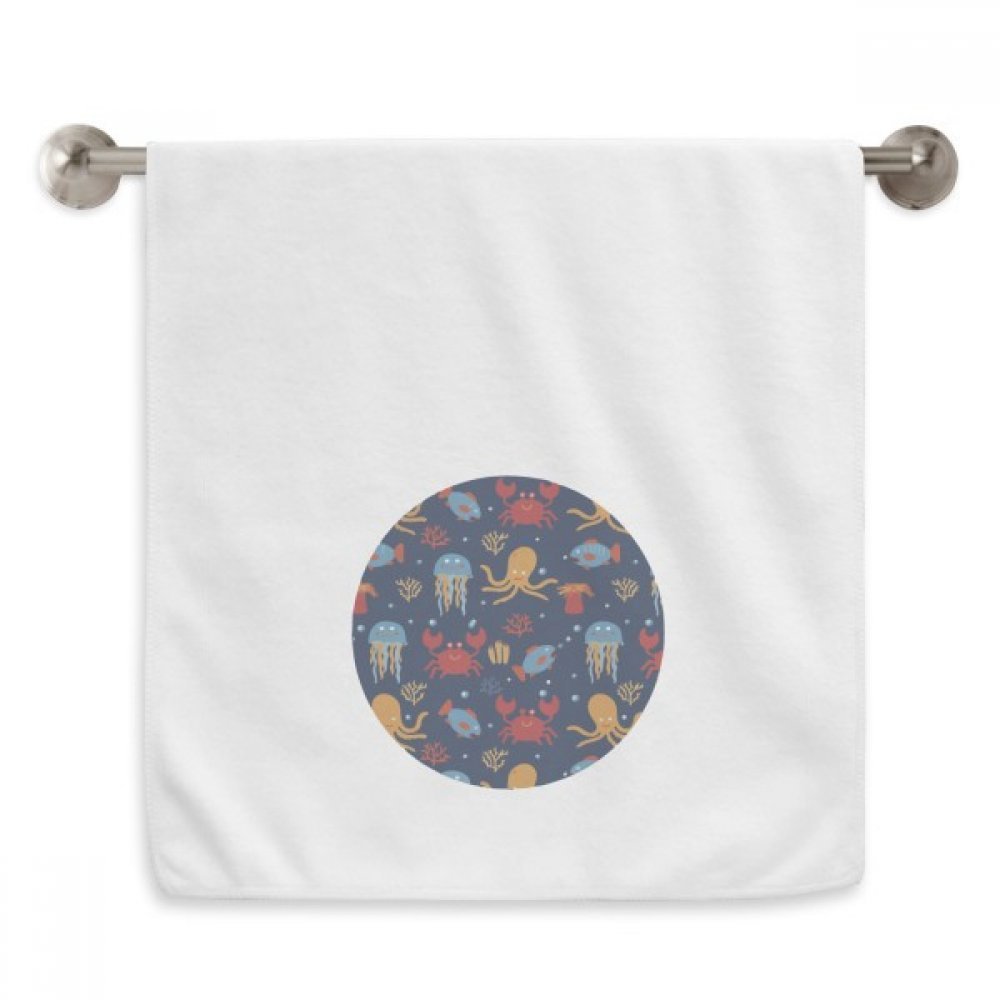 Serviette méduse crabe pour le rituel spa à la maison et soin du visage quotidien