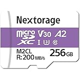 Nextorage 日本メーカー UHS-I マイクロSDカード 256GB microSDXC A2 U3 V30 読出し最大200MB/s Swtich スイッチ NX-M2CL256G ネクストレージ microSDカード