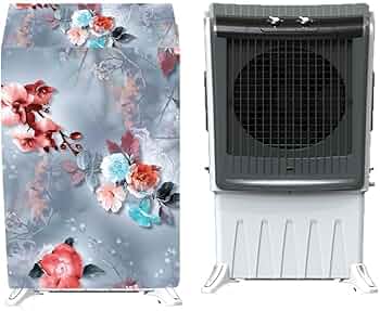 MAHAL CREATION Anti Bacterial Cooler Cover Compatible For Symphony Slienzo 100 Litre Air Cooler Dustproof, Waterproof, Size (HxWxD) 122x70x52 Cm, Grey...