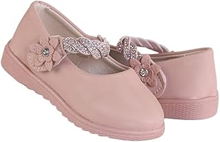 حذاء كاجوال من الجلد للبنات من توباكو، لون روز 834، مقاس 21 EU