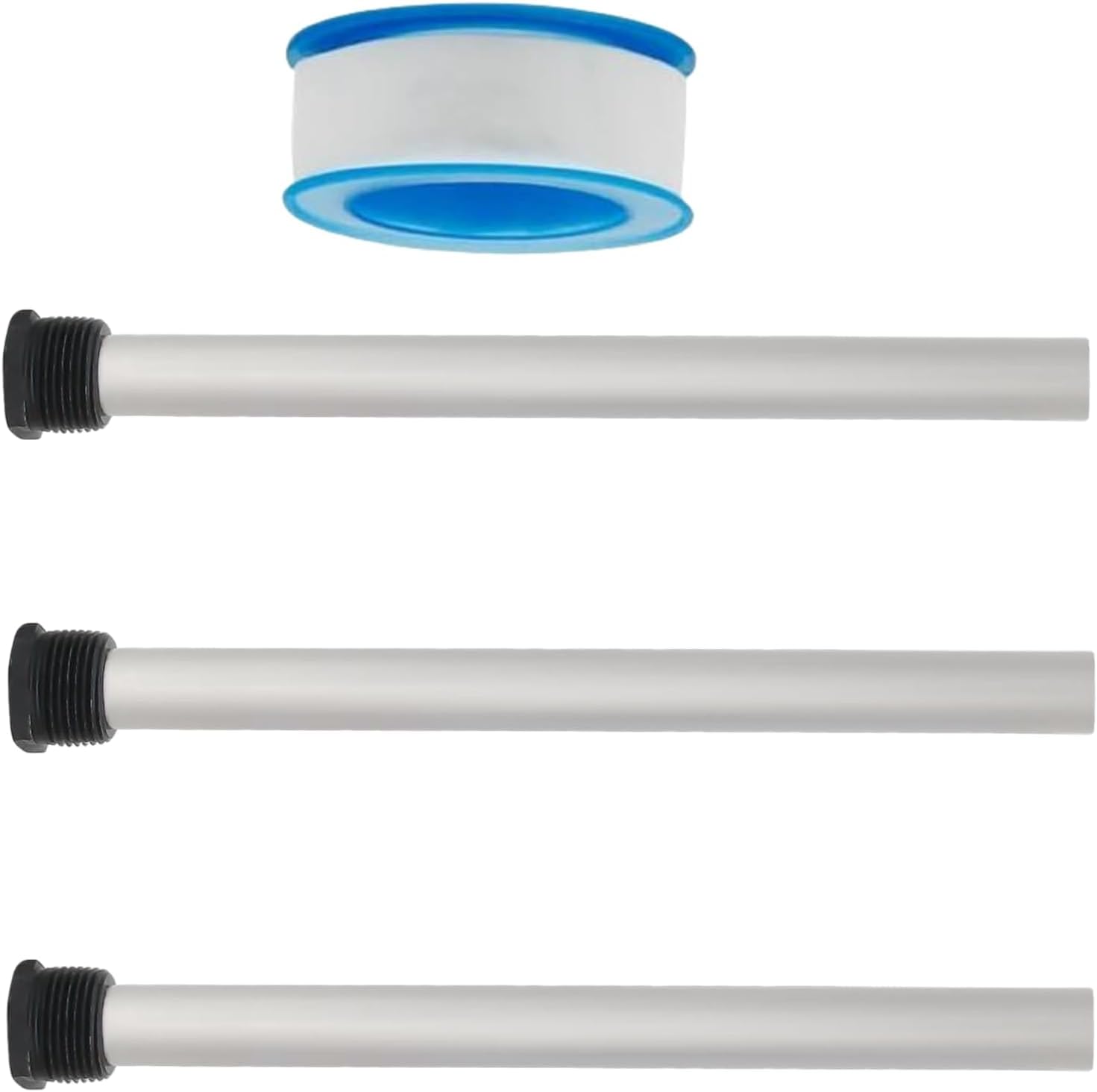 Confezione da 3 pezzi di anodo di magnesio per scaldabagni RV 9,25 "L x 3/4" NPT RV Serbatoio di acqua calda Anodo Rod Parte di ricambio per Suburban 232767