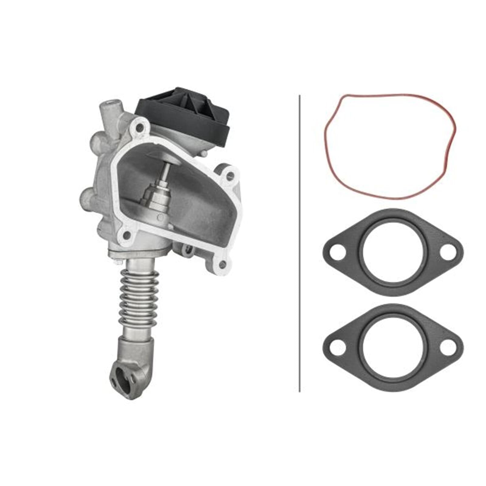 HELLA 6NU 014 864-641 Valvola ricircolo gas scarico-EGR, pneumatico, con guarnizioni | Compatibile con: MERCEDES-BENZ SPRINTER 2-t Bus, SPRINTER 2-t Kasten, SPRINTER 2-t Pritsche/Fahrgestell, SPRINTER 3-t Bus