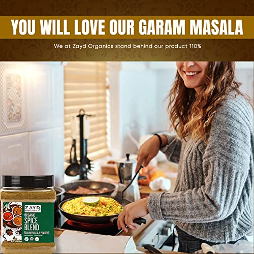 Zayd Organics Garam Masala Powder, Indian 11-Spice Blend, Usda Organic, 16Oz (454G) #TOP5