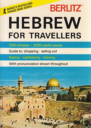 Berlitz Hebrew Phrase Book 0304964050 Book Cover