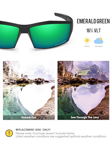 Image of BLAZERBUCK Anti-salt Polarized Replacement Lenses for Oakley Canteen 2006 Sunglass