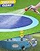 97inch Dog Splash Pad Non-SlipExtra Large, Pet Dogs Cool Sprinkler Pool Heavy Duty XXL Splash Pads for Kiddie Baby Wading Pool Summer Outdoor Play Water Fun Toy Gift Easy to Use/Clean