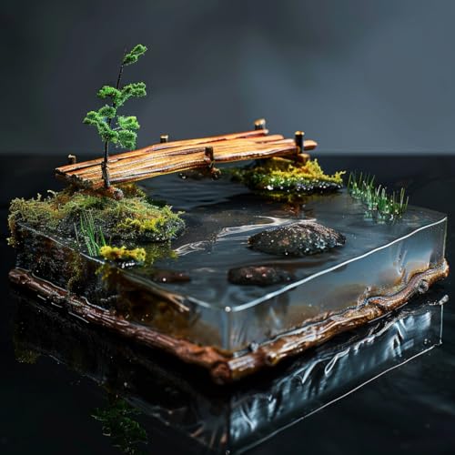 Résine époxy transparente effet verre BYGRYPS 750g pour DIY - 6