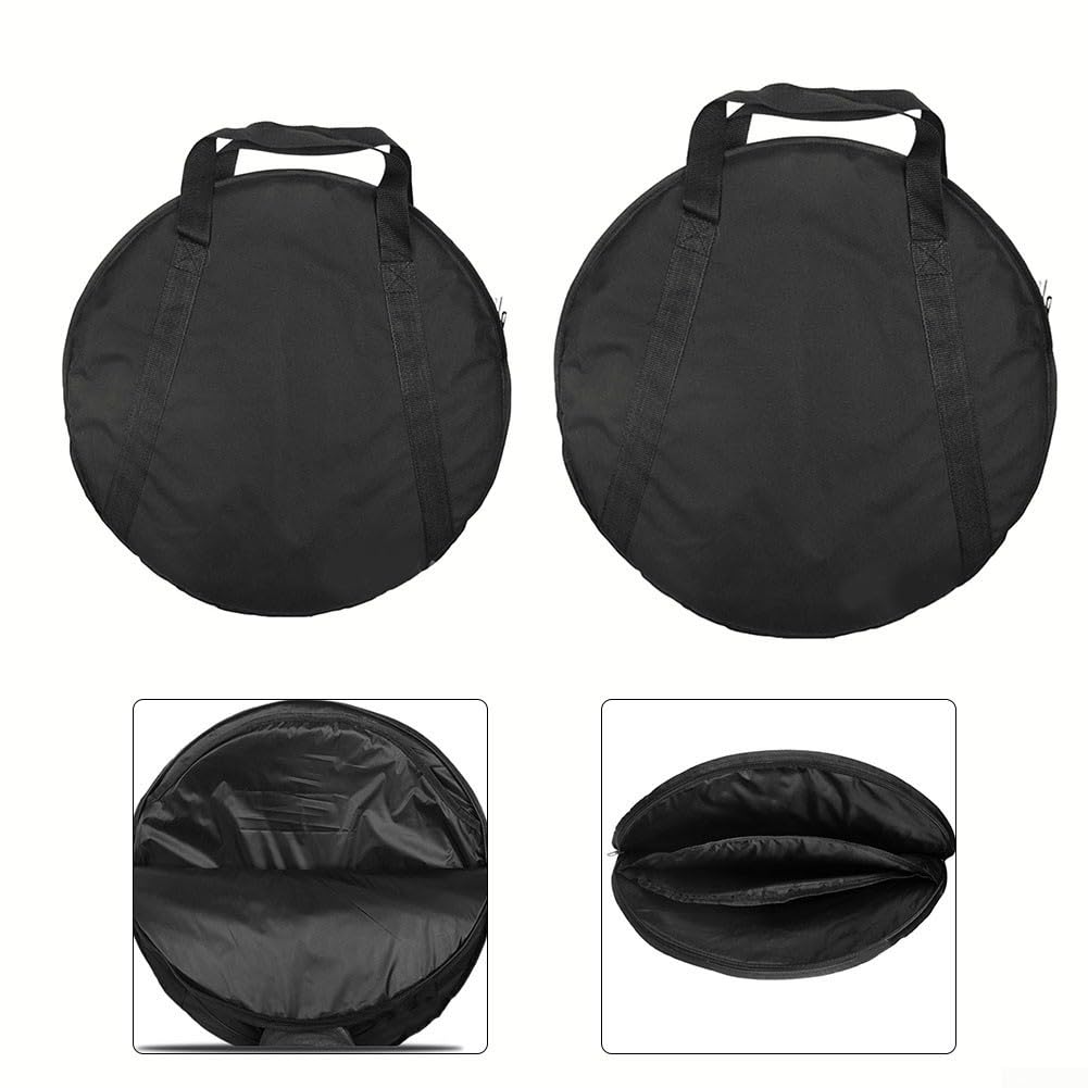 SPORTARC Custodia per piatti, portatile, rotonda, imbottita, con panno Oxford 600D (piccola)
