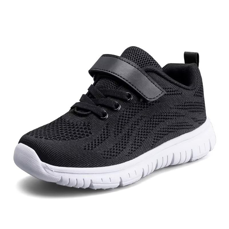 Kids Boy Girl Lightweight Solid Casual Sneakers for Outdoor Sport Running Walking