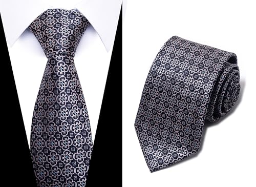 Image of Passabin Tie For Men Necktie Woven Jacquard Neck Ties Set 6 PCS