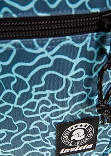 ZAINO INVICTA - JELEK - Fantasia Azzurro - tasca