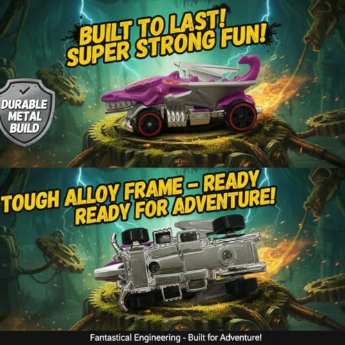 Image of GENIE'S TOY BUS 1:64 Scale Die-Cast Racing Car I Sports Car with Free Wheel Mechanism I Premium Metallic Finish I Kids Collectible Toy for Ages 3+ I Best Birthday Gift for Kids