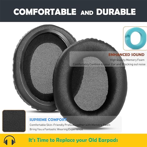 Repuestos Almohadillas RP-F295 para Auriculares Technics RP-F295 RP-F290 RP-F200 con Cuero Proteico y Espuma de Memoria miniatura 3