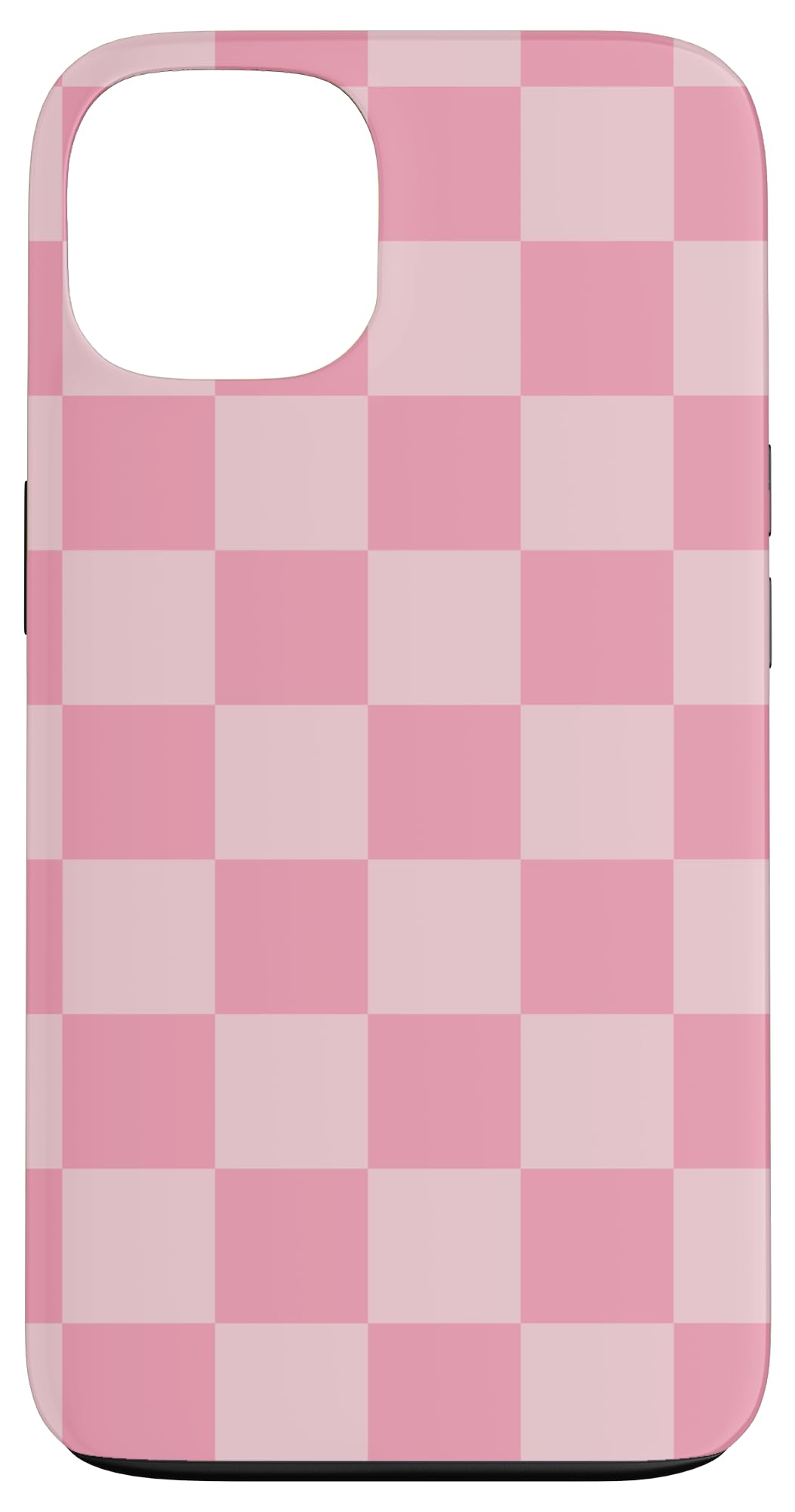 Pink Pastel light Checkered Checkerboard Pattern Case for iPhone 13