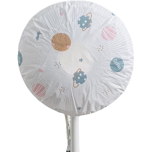 Leeonz 1PCS Round Fan Dust Proof Cover Electric Fan Dust Gu