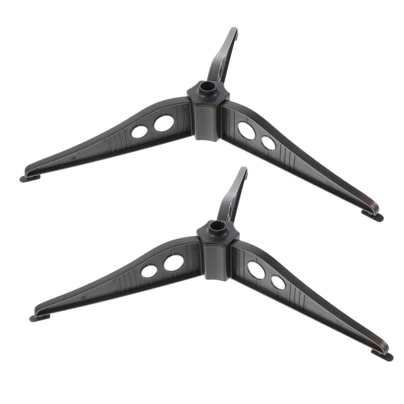 KONTONTY 2pcs Artificial Tree Stand Base Green Folding Tree Holder for Holiday Decorations Secure Foot Design with Base for Stable Indoor Use