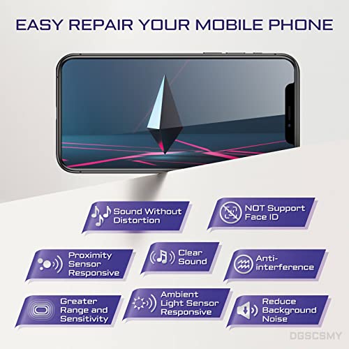 Image of for iPhone 11 Pro Max Ear Speaker Earpiece Replacement Repair Kit | Earspeaker Ear Piece with Ambient Light Sensor Proximity Sensor Assembly with Repair Fix Tools Kit 11Promax A2161 A2220 A2218