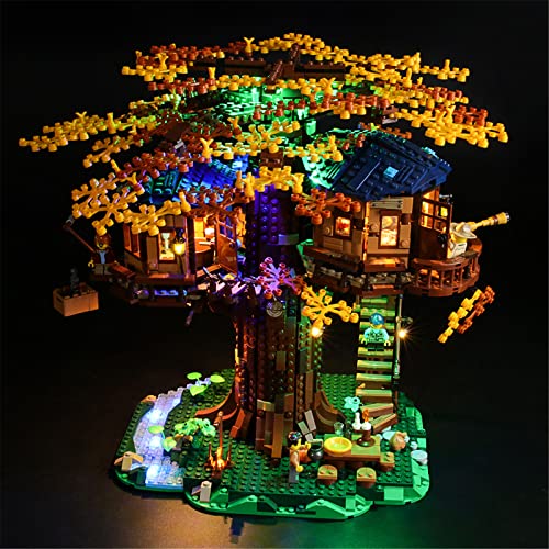 Image of LIGHTAILING Led Lighting Kit for Lego- 21318 Tree-House Building Blocks Model - LED Light Set Compatible with Lego Model(Not Include Lego Model)