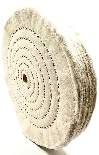 Pro-Graad Buffing Wheels for Bench Grinder or Buffer - 6 Inch Extra Thick Buffi