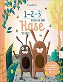 1-2-3 kommt ein Hase vorbei: Ein turbulent gereimtes Wimmelbuch zum Vorlesen und zählen lernen (1 bis 20) mit der wunderbaren Botschaft: Gemeinsam können wir alles schaffen.