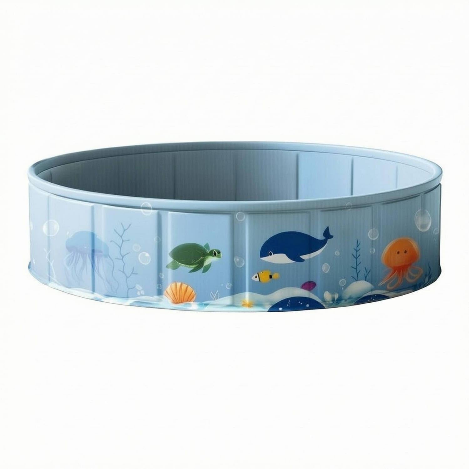 Structured Wall Round Foldable Swimming Pool 90cm Blue Sea | Included Parts Blue 90cm Sea-image-42
