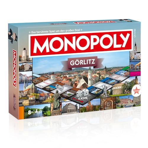 Monopoly Görlitz – Stadt-Edition von Winning Moves | Brettspiel mit Görlitz‑Sehenswürdigkeiten für 2–6 Spieler ab 8 Jahren | Geschenkidee & Souvenir