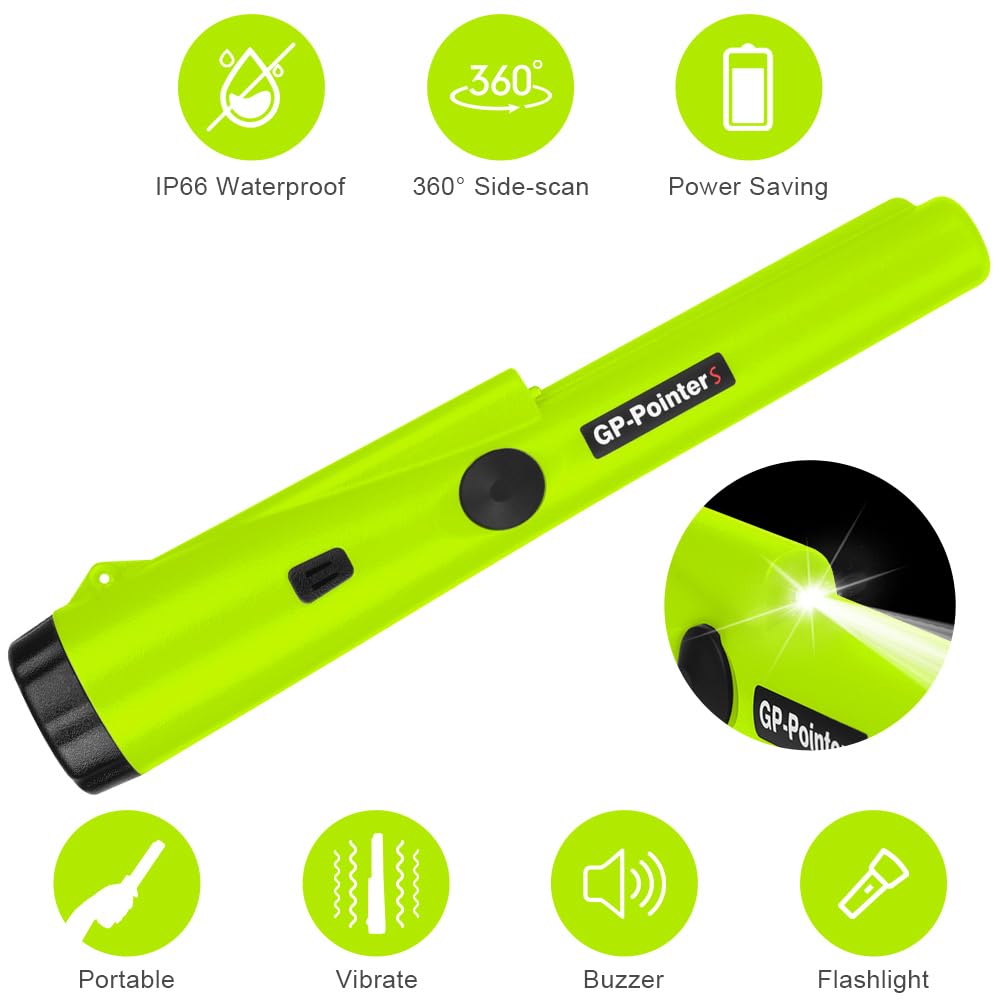 Flintronic Metal Detector Pinpointer, 360° Portable Metal Detector Finder Pinpointer - Image 4