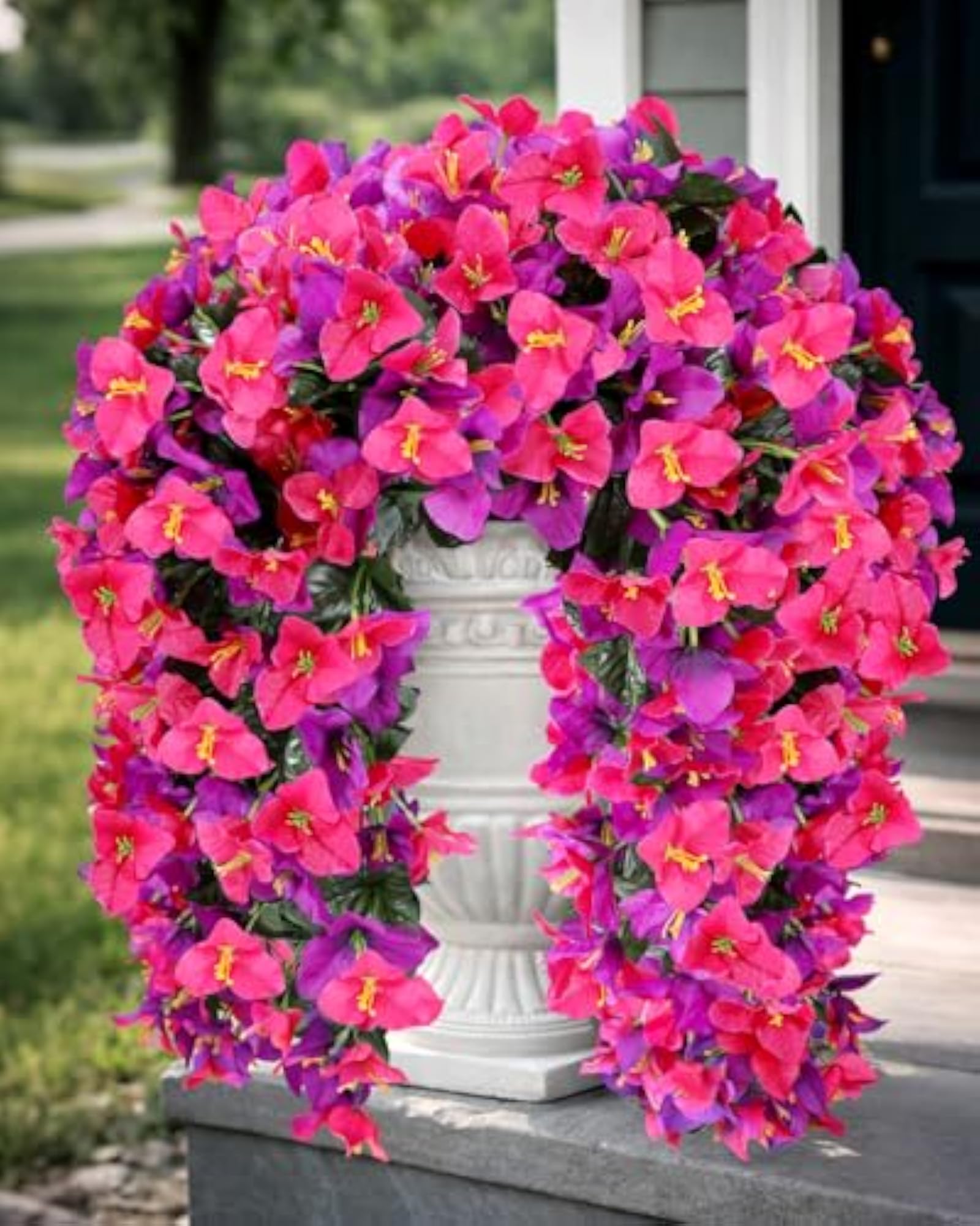 Artificial Bougainvillea Silk Flowers Bundle for Outdoors