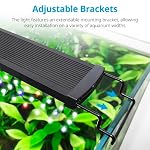 SlimLED Plants Aquarium Beleuchtung, volles Spectrum Aquarium Lampe mit Timer für Wasserpflanzen und Süßwasser-Becken, 28-42 cm, 9W – Bild 2
