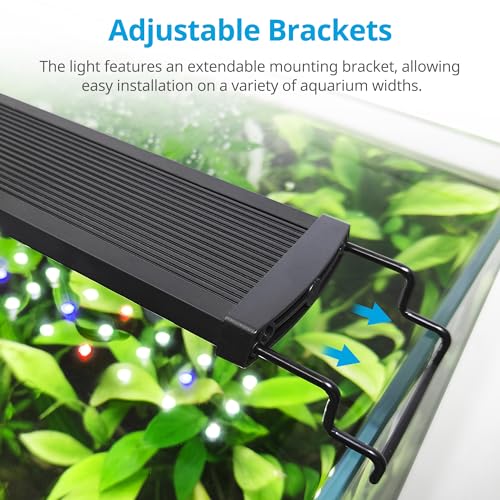NICREW-SlimLED-Plants-Aquarium-Beleuchtung-volles-Spectrum-Aquarium-Lampe-mit-Timer-fur-Wasserpflanzen-und-Suswasser-Becken-28-42-cm-9W | Dealmeister.io Alt tag für bilder post titel