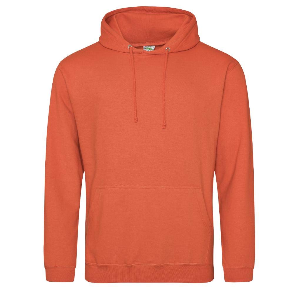 Just Hoods College Hoodie - orange -